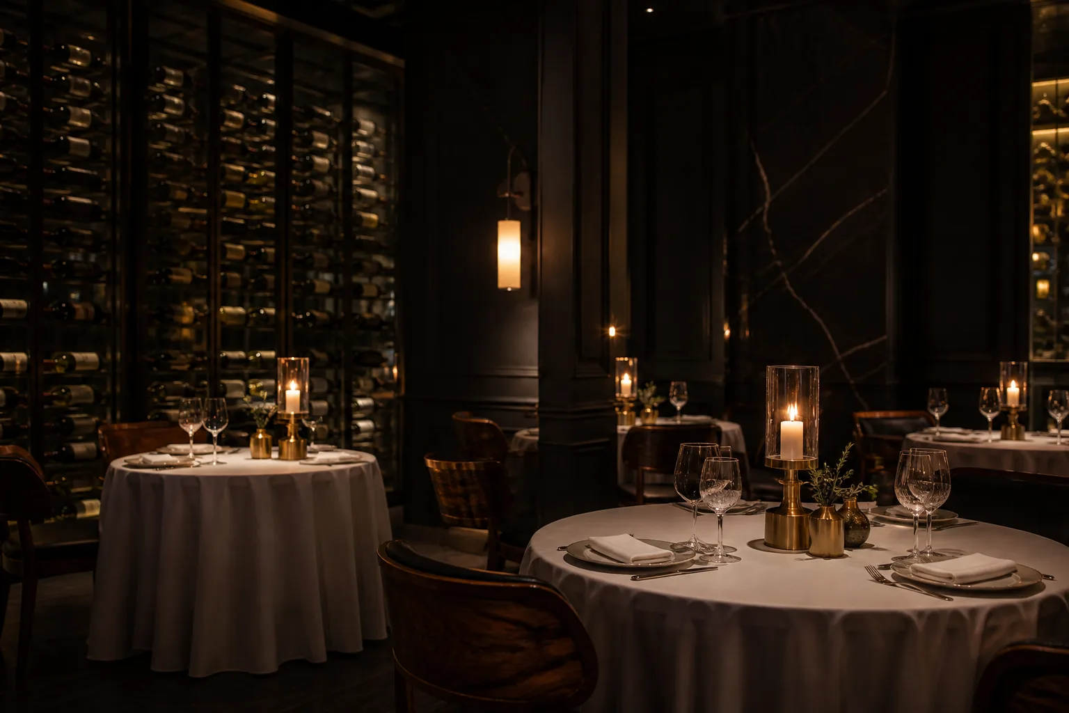 Fine dining room at Midnight