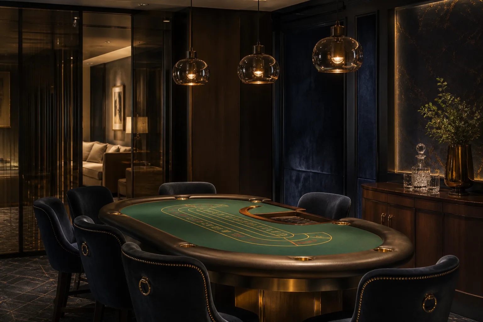 Private baccarat salon